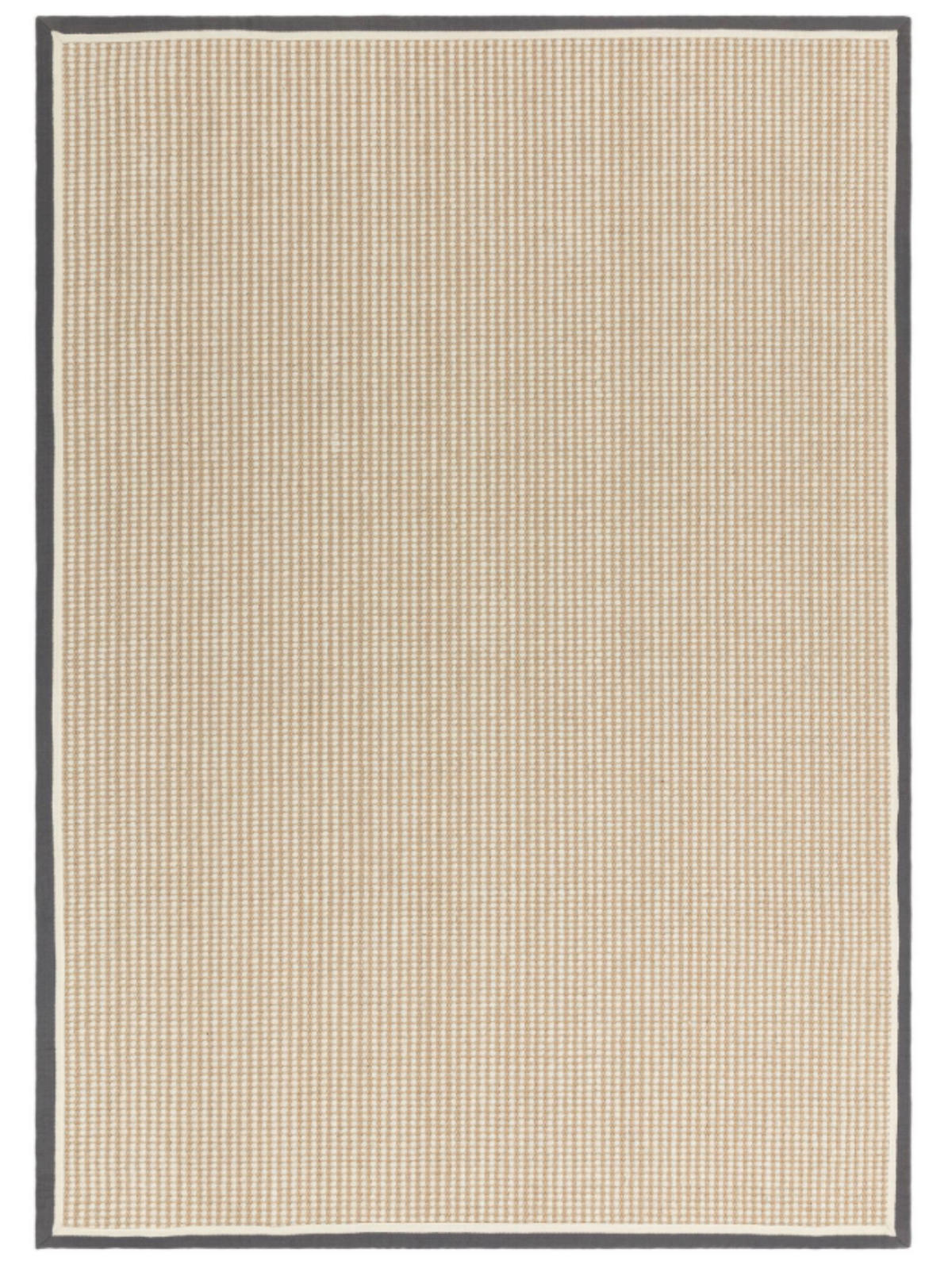 TEPPICH modern Wohn-/Schlafzimmer Wolle & Naturfaser ROKA Grau 68x240 cm - Grau, Naturmaterialien (68/240cm) - Novatrend