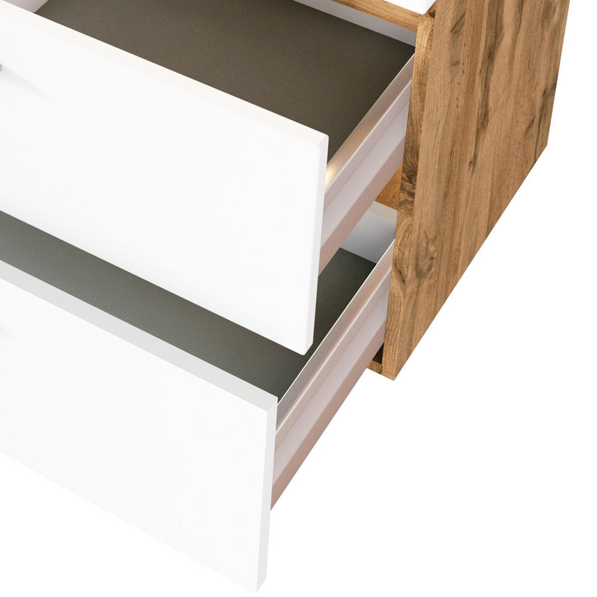 WASCHTISCH Louny-03 - Braun, Holzwerkstoff (100/54/48cm) - Lomado