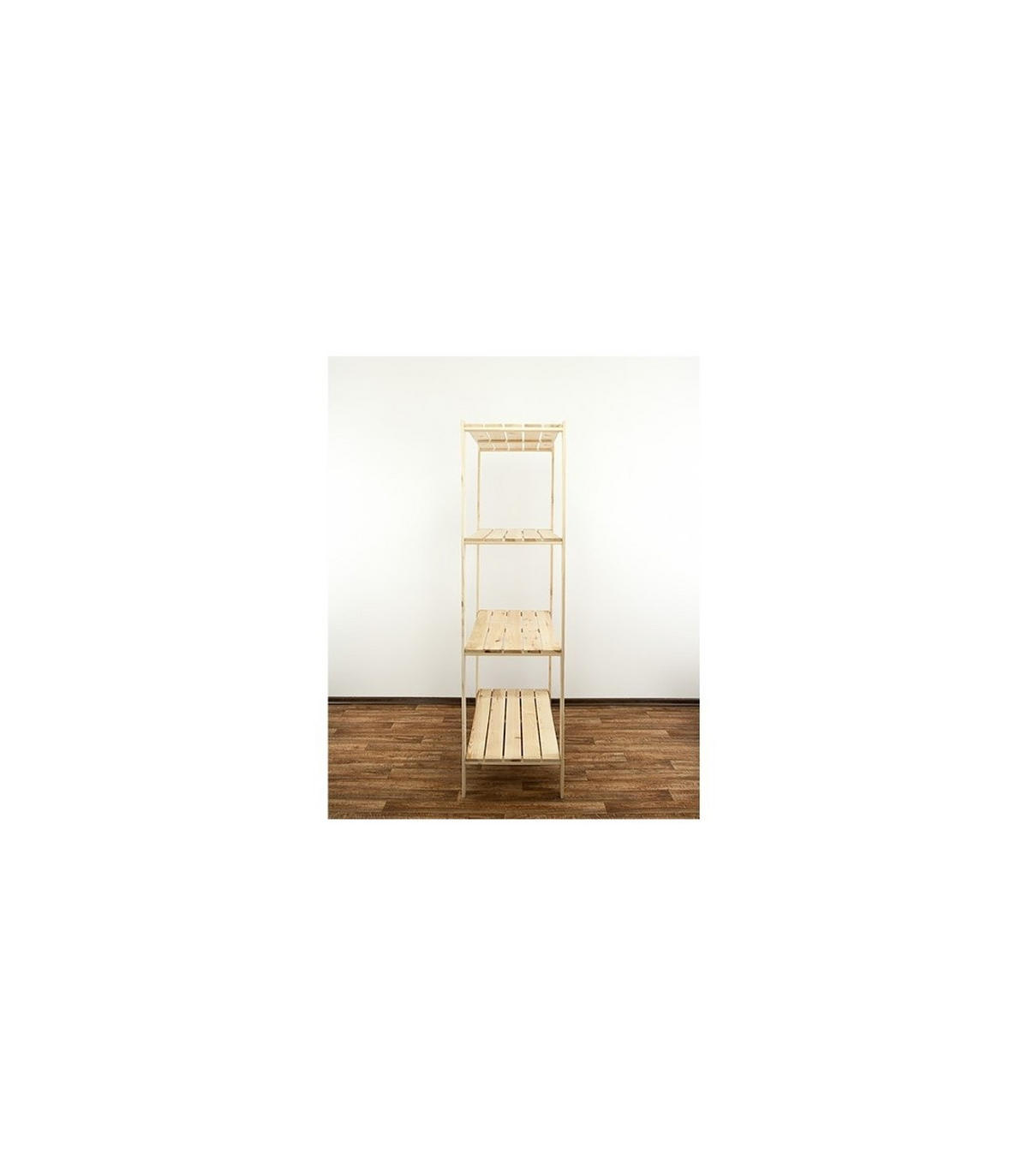 HOLZREGAL WOODLAND 166,4x120x50cm Fachlast 100kg 4 Fachboden Kiefernholz Natur - Naturfarben, Holz (120/166.4/50cm) - PROREGAL