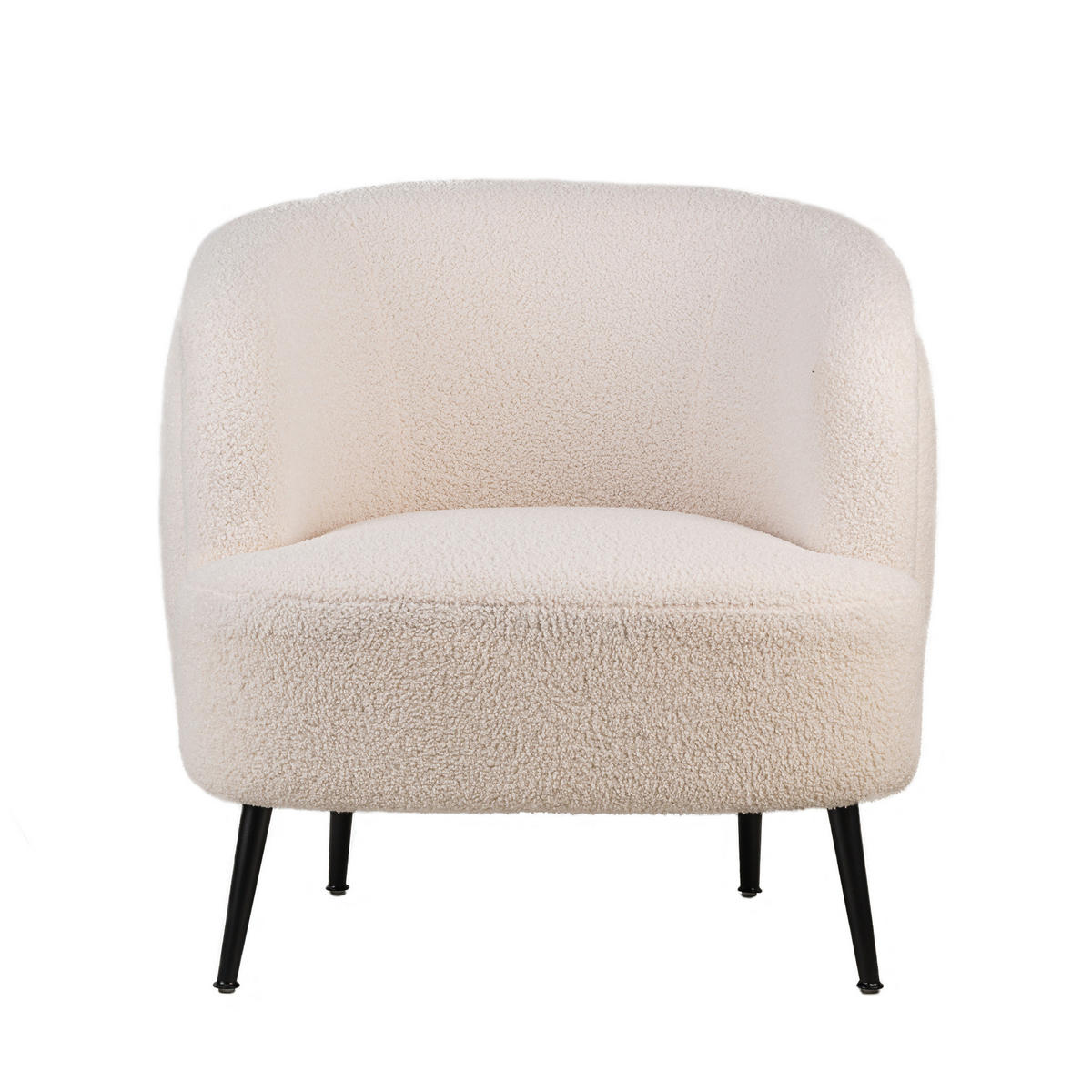 SESSEL Wolle Weiß - Weiß, Textil (80/80/72cm) - Nordlys