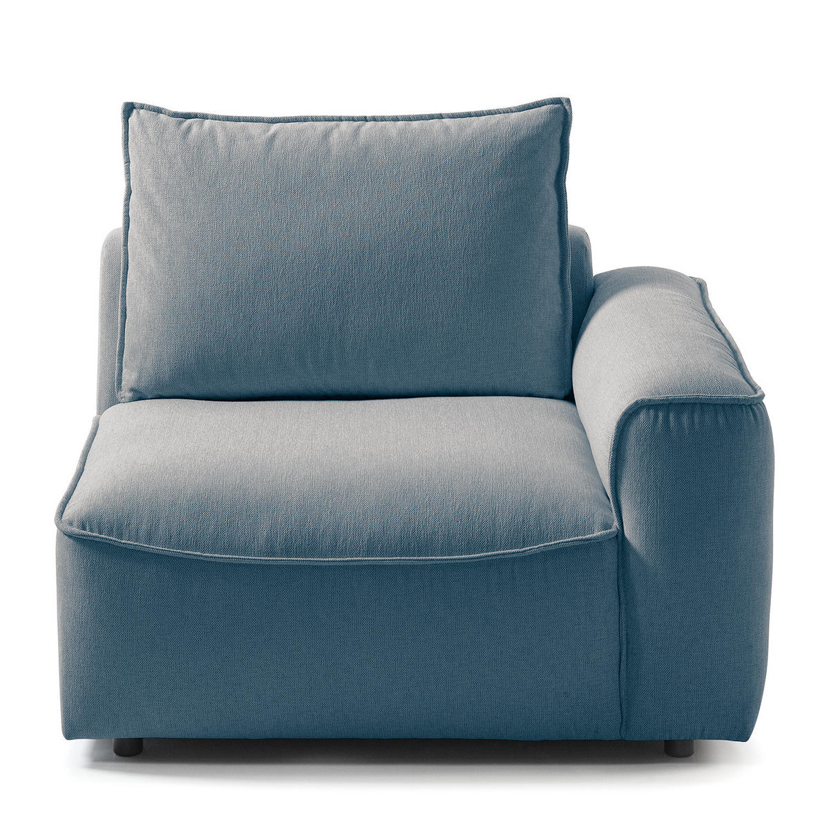 MODULSESSEL - Blau, Holz/Textil (104/82/99cm) - home24