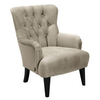 SESSEL Kayley Samtvelours sahara - Sahara, Kunststoff (71/97/82cm) - 58aufmkessel