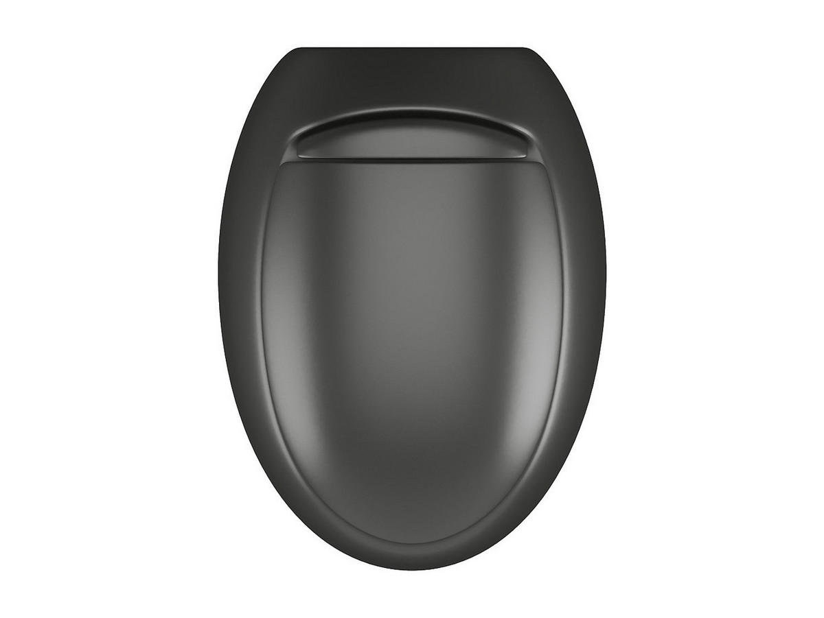 HÄNGE WC - 40 cm x 58 cm - keramik - schwarz Huro - Schwarz, Keramik (40/39/58cm) - Vente-Unique