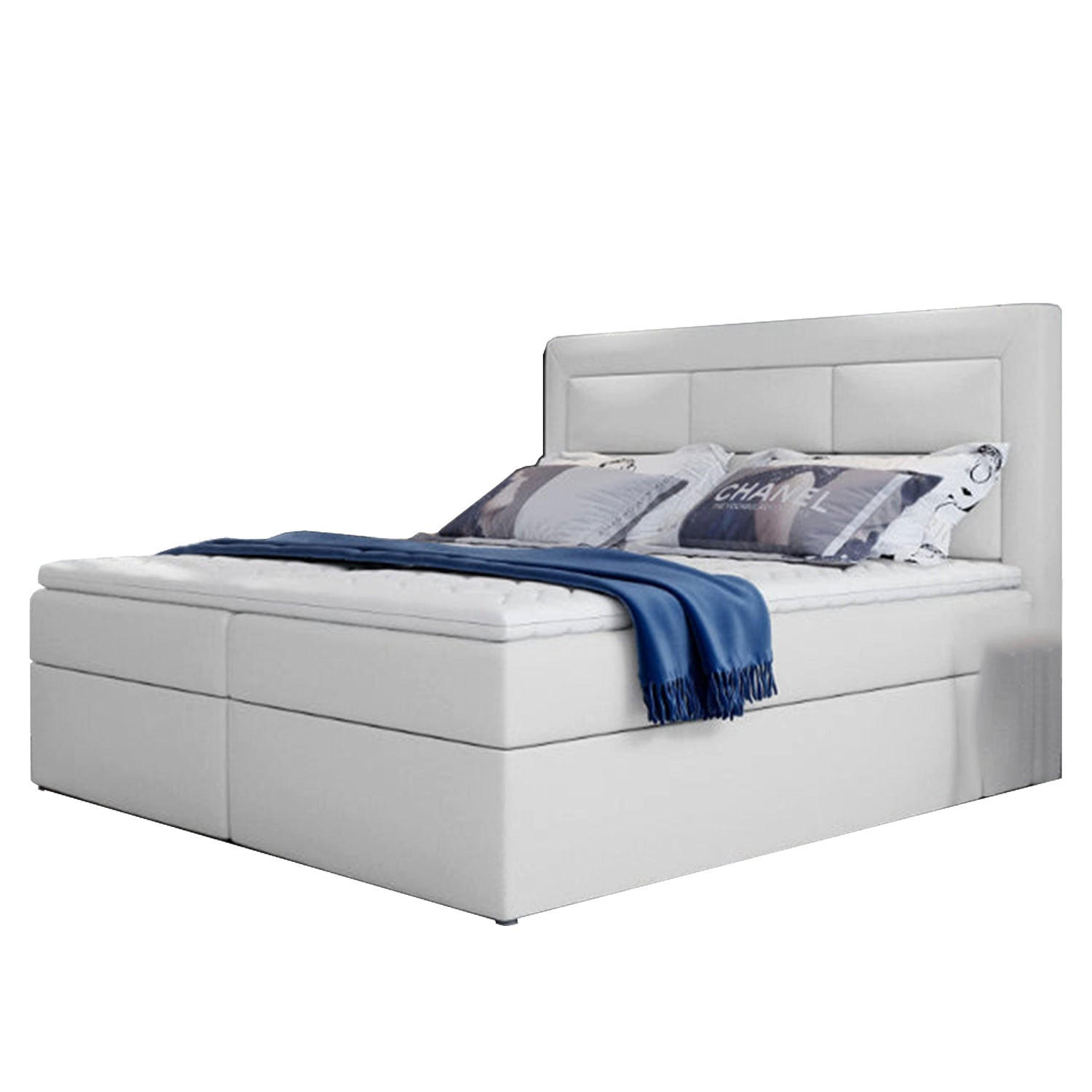 Best For Home Boxbett Silber 180x200 cm