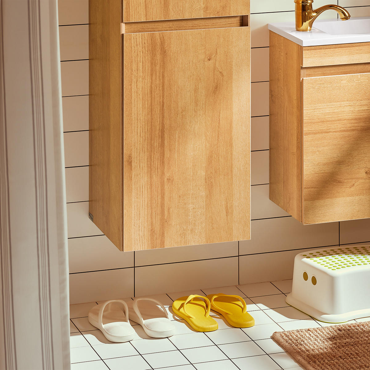 HÄNGESCHRANK Natur - Braun, Holzwerkstoff (35/120/30cm) - SoBuy