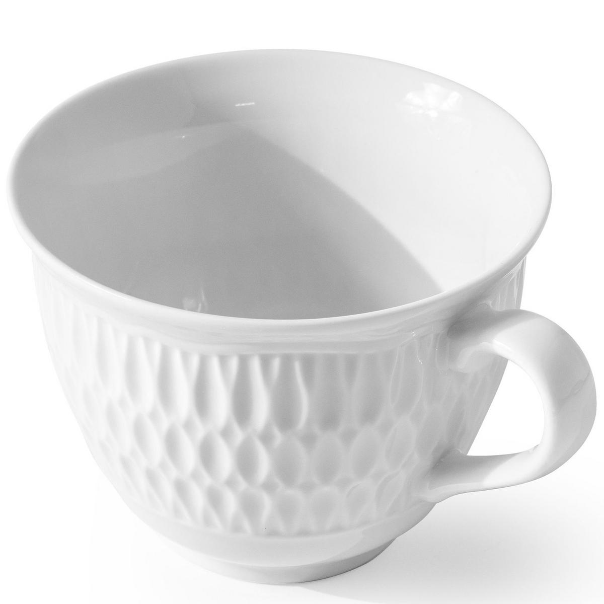 TASSEN-SET CMIELOW SOFIA 6-tlg aus Porzellan - Weiß, Keramik (0.25L) - KONSIMO®