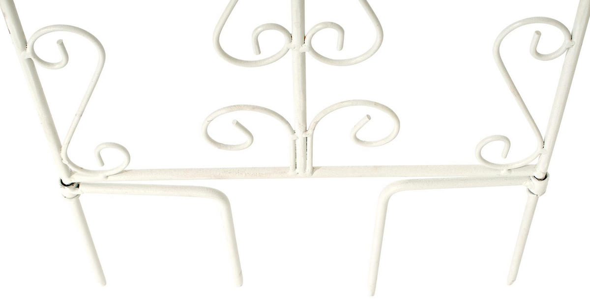 RANKGITTER 2er Set Metall weiß - Weiß, Metall (35/122/1cm) - CLP