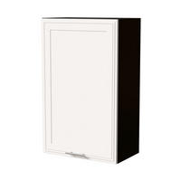 HÄNGESCHRANK Salo W4/60/1 Schwarz / Weiß Matt 60 / 32,5 / 96cm - Schwarz/Weiß, Holz/Holzwerkstoff (60/96/32.5cm) - Feldmann-Wohnen