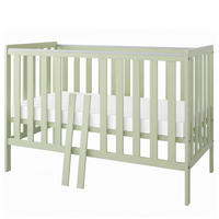 BABYBETT BeBino - Mintgrün, Holzwerkstoff (60/120cm) - kiki design