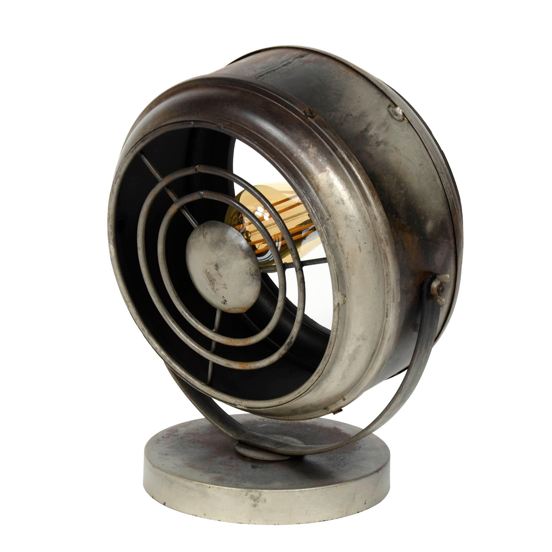 TISCHLEUCHTE Beam Grau 29/20/33 cm - Grau, Metall (29/20/33cm) - Hoyz Collection