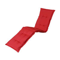 LIEGENAUFLAGE Panama 200/65 cm - Rot, Textil (60/7/200cm) - Madison
