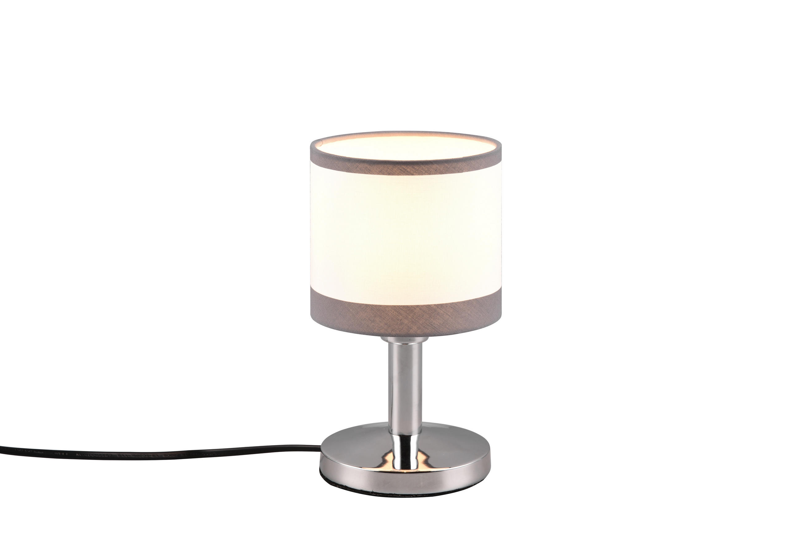 TISCHLAMPE DAVOS - Grau - 12/12/22.5 cm - Grau, Metall (12/12/22.5cm) - Trio Leuchten