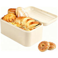 BROTKASTEN 30.3/18.2/15.2 cm Creme - Creme, Metall (18.2/15.2/30.3cm) - Authentics