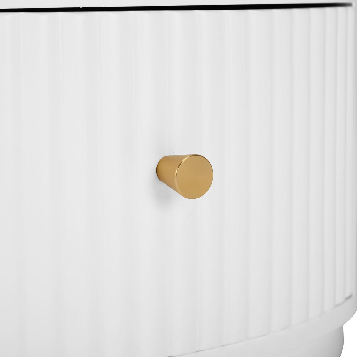 COUCHTISCH 110/60/37,5 cm wolkenförmig mit 1 Schublade - Weiß, Holzwerkstoff (110/60/37.5cm) - OKWISH