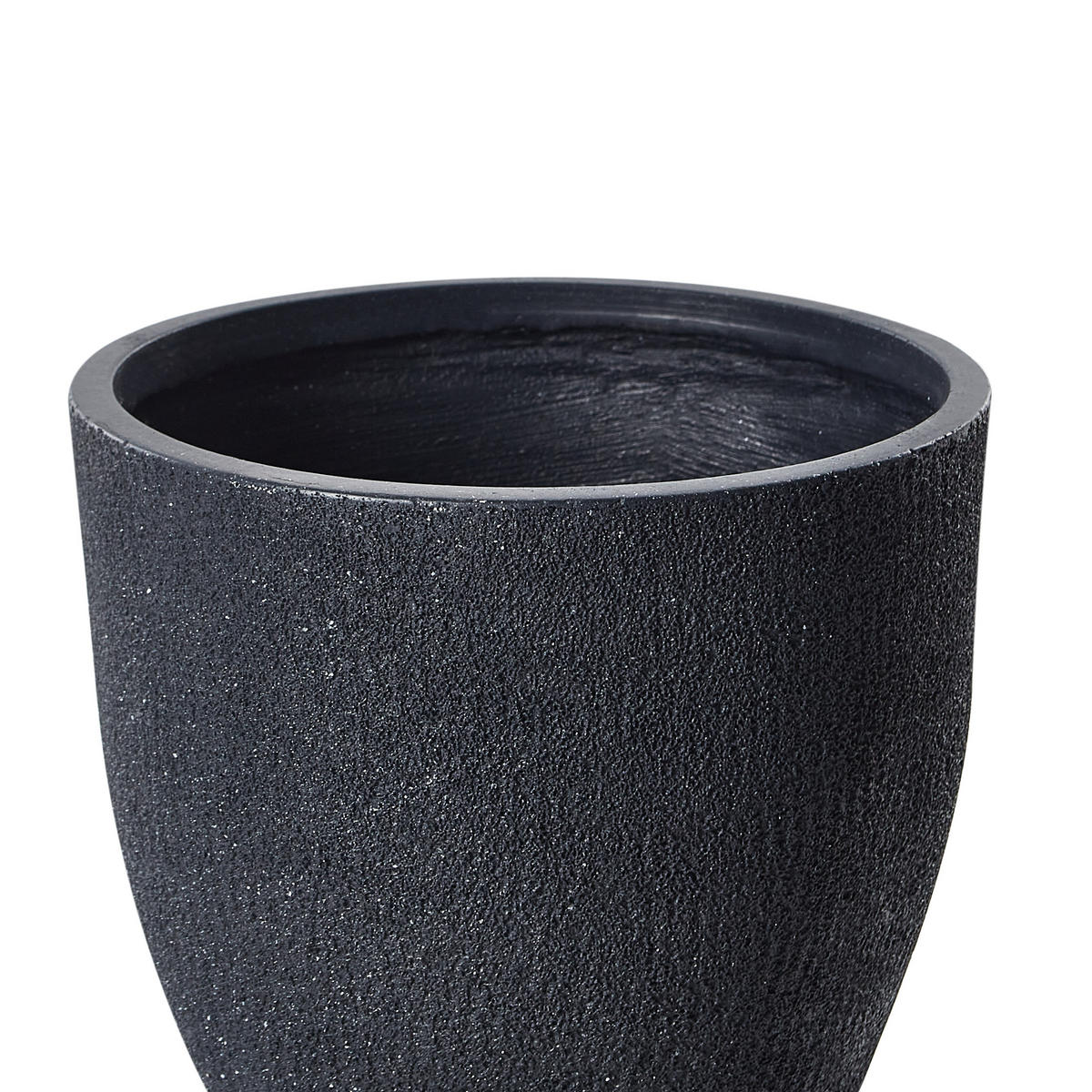 BLUMENTOPF Grau Kannia - Grau, Naturmaterialien (46cm) - Beliani