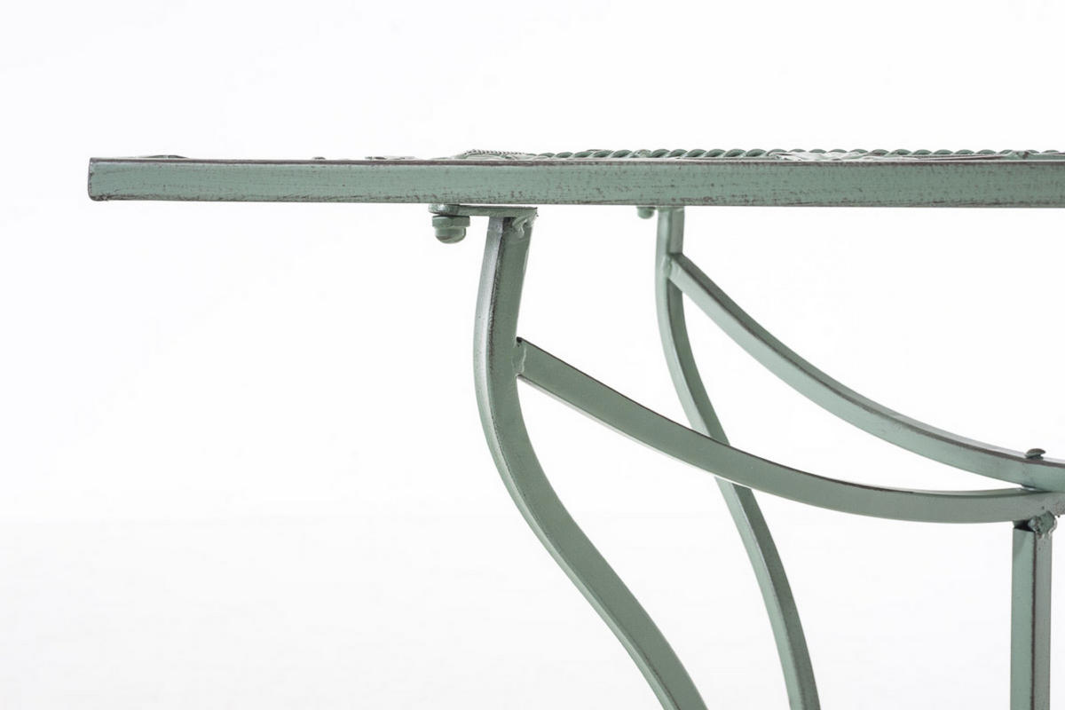 GARTENTISCH Asiri antik-grün - Grün, Metall (72/60/60cm) - TPFGarden