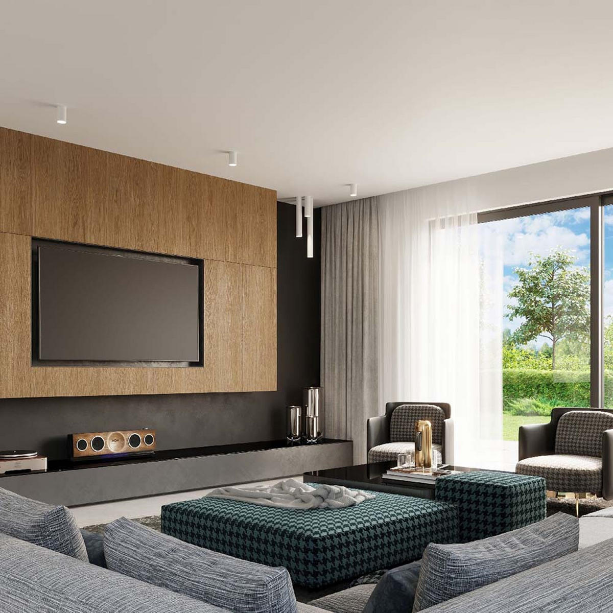 LED DECKENLEUCHTE OCEAN GREEN Weiß Stahl - Weiß, Metall (6/6/10cm)