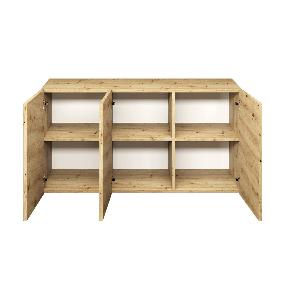 SIDEBOARD Idao Helles Holz - Hellbraun, Holzwerkstoff (160/60/35cm) - Petits-meubles