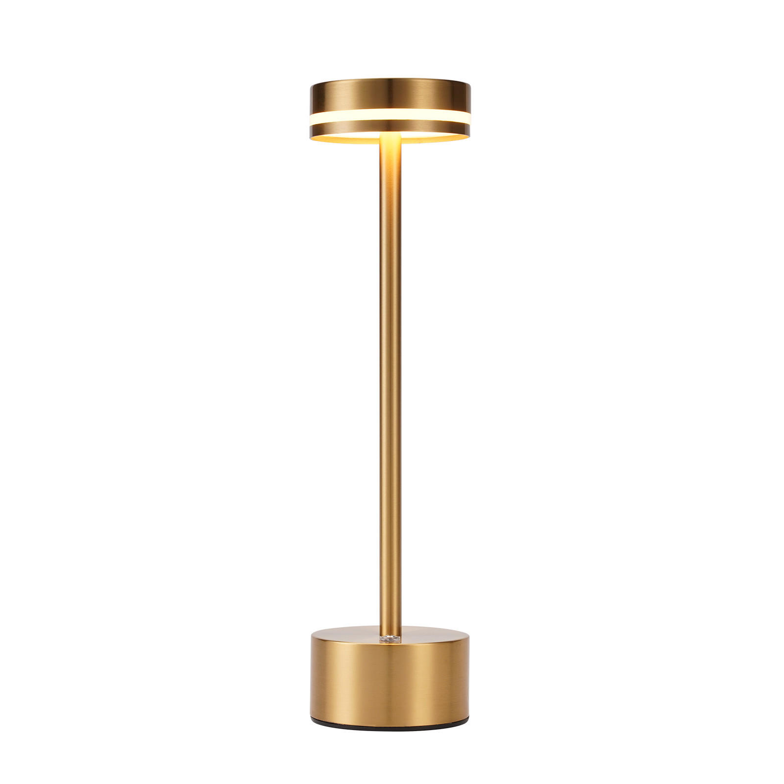 TISCHLEUCHTE Flammer 8/31.5/8 cm - Goldfarben, Metall (8/8/31.5cm) - ZMH