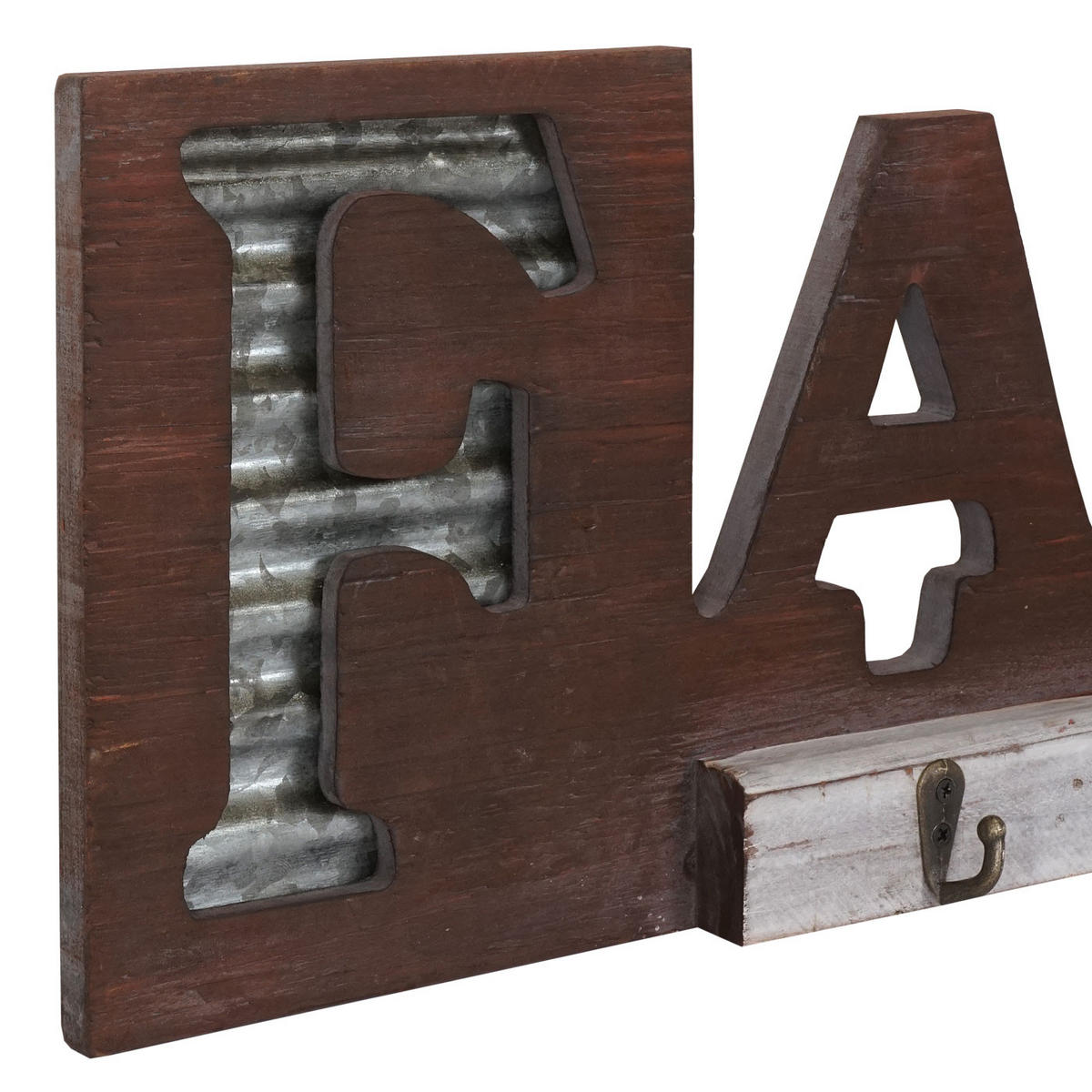 WANDGARDEROBE FAMILY Braun - Braun, Holz (18/63/4cm) - MCW