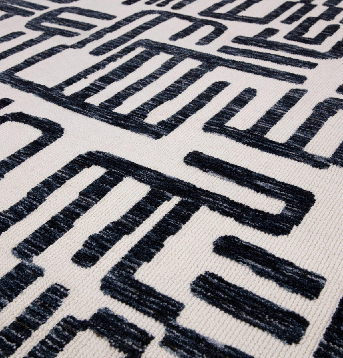 TEPPICH modern Flachgewebe LIBRETTO Blau 160 x 230 cm - Blau, Textil (160/230cm) - Novatrend