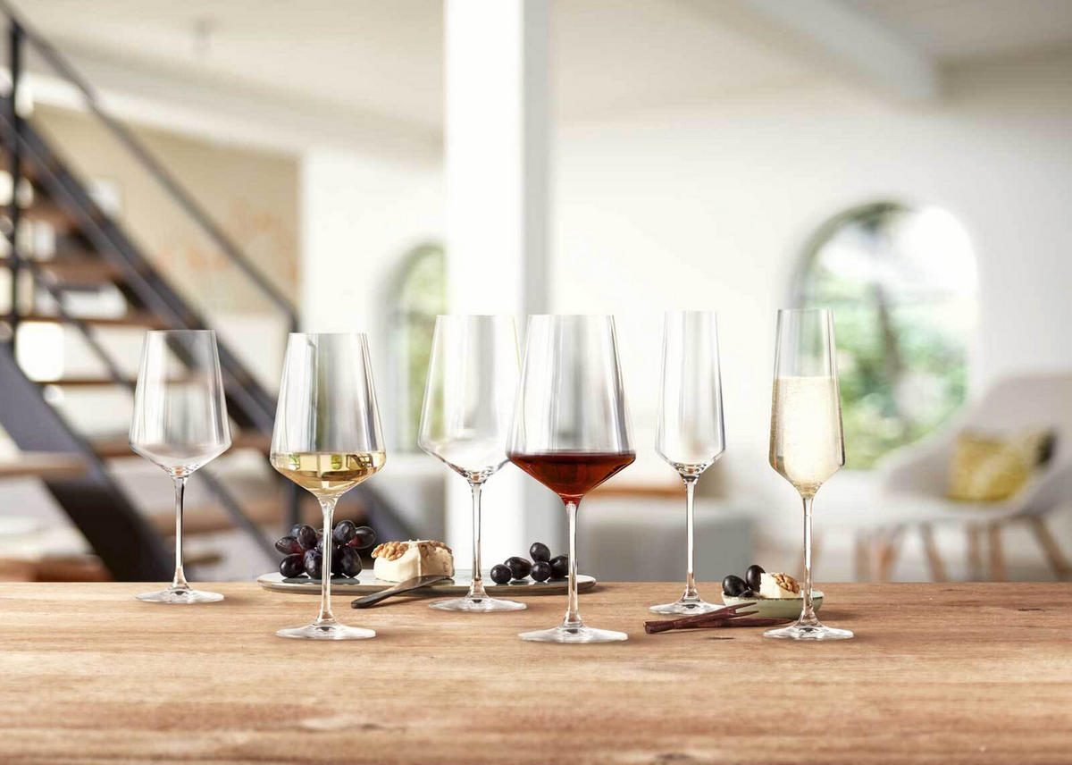 GLÄSERSET BIER, SEKT, WEIN Puccini transparent 30er Set - Transparent, Glas - Leonardo Living