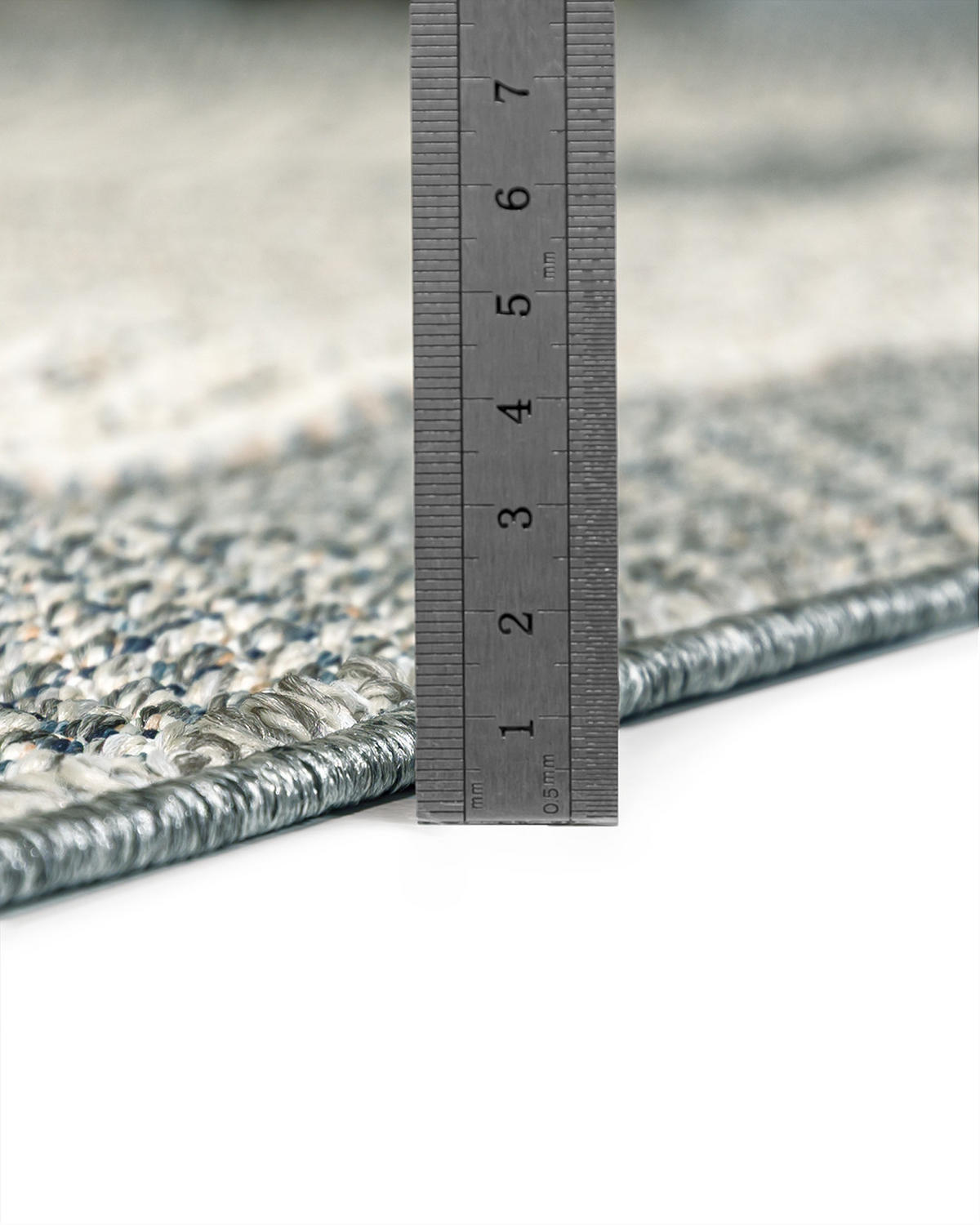 TEPPICH In-& Outdoor Cangas Plano Mazovia 120x170cm Beige Grau Abstrakt Kurzflor - Beige, Textil (120/170cm) - Mazovia