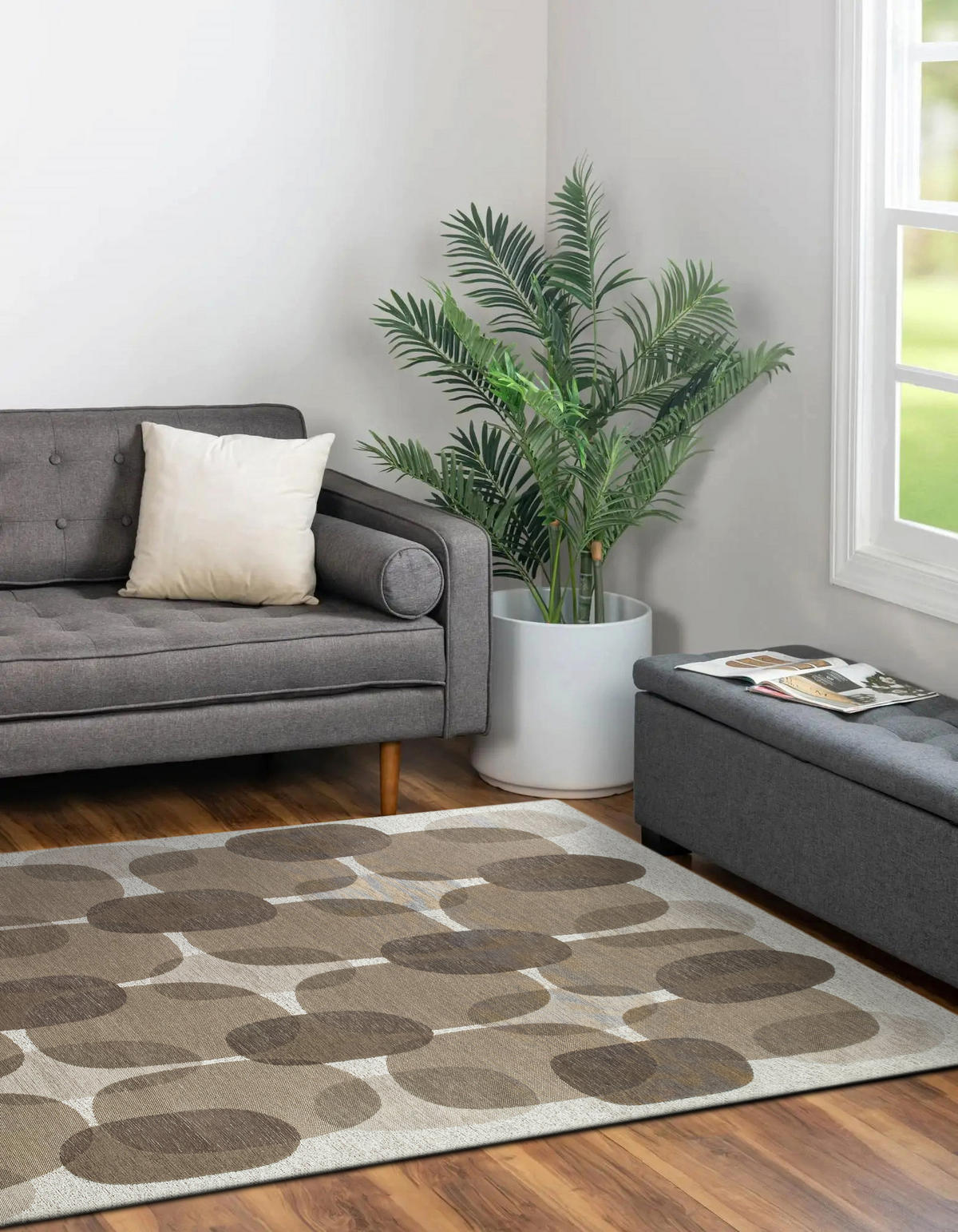 TEPPICH modern Flachgewebe BLACK SPICE Beige 170 x 240 cm - Beige, Textil (170/240cm) - Novatrend