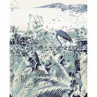 FOTOTAPETE Fantasie 200 x 250 cm - Grün, Papier (200/250cm) - Sanders & Sanders