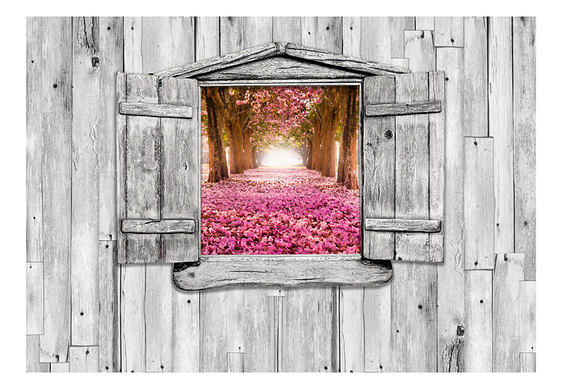 VLIESTAPETE 350/245 cm - Pink/Grau, Textil (350/1cm) - KUNSTLOFT