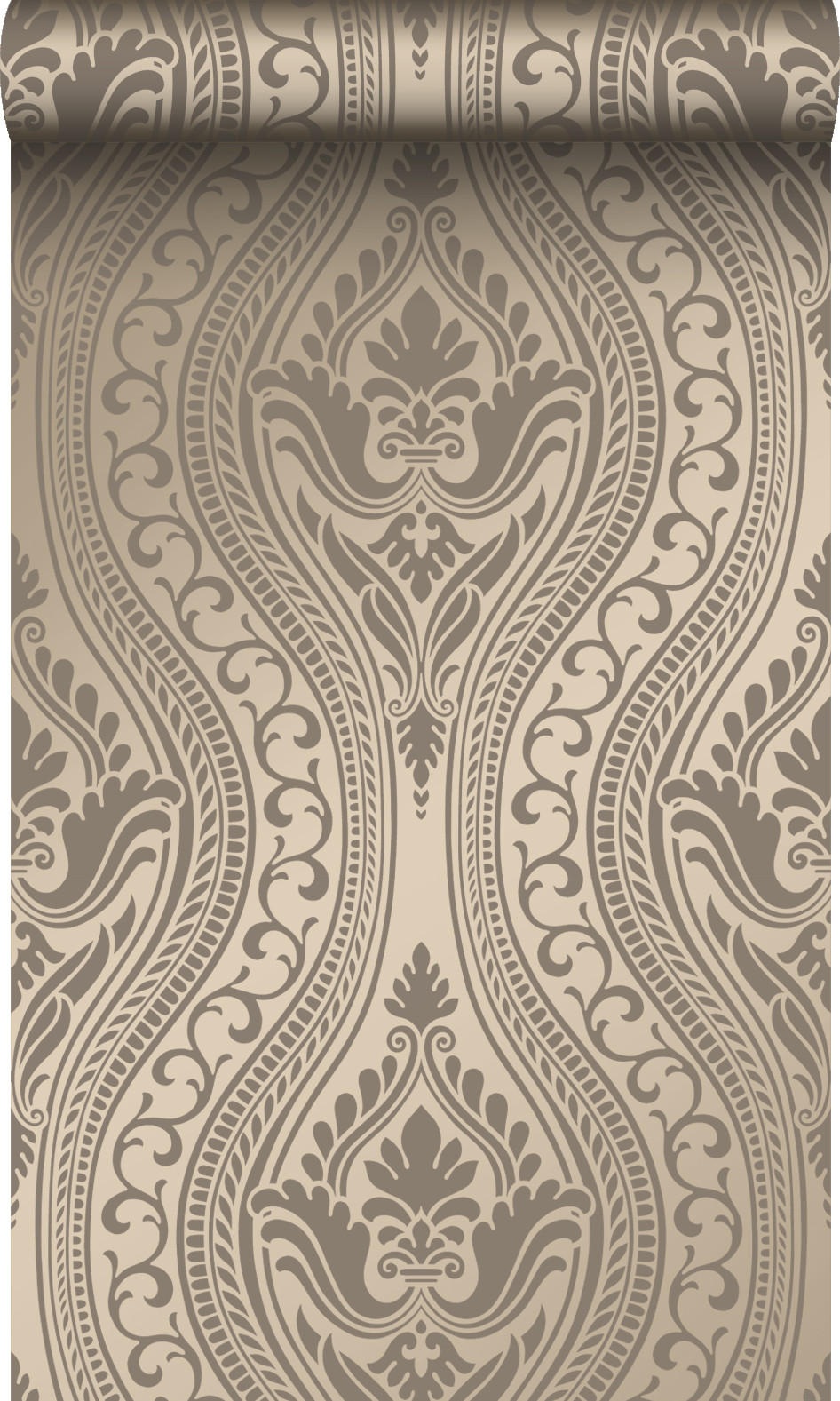 TAPETE Ornamente 53 cm x 10.05 m - Gelb, Papier (53/1000cm) - Origin Wallcoverings