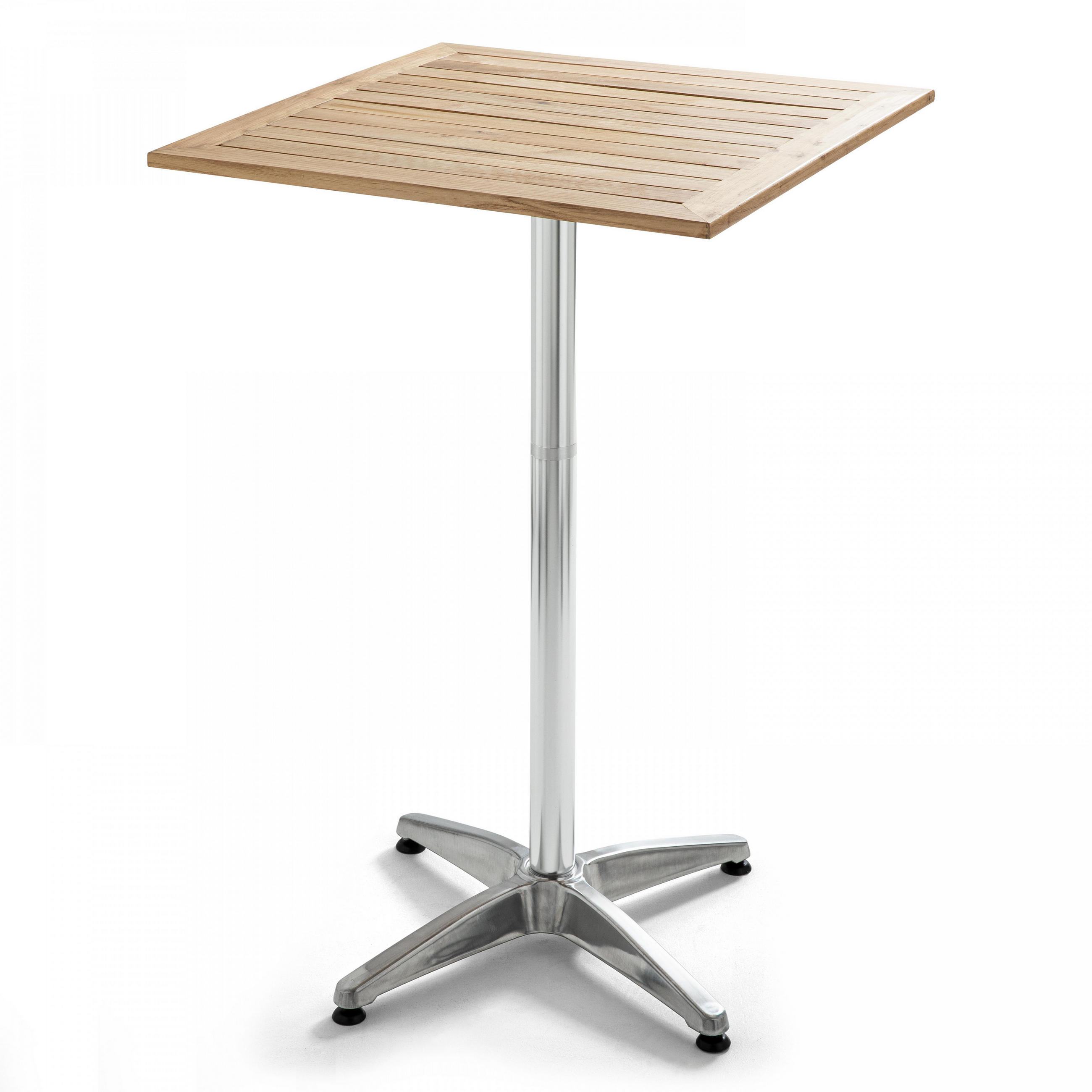GARTENTISCH klappbar, Braun - Braun, Holz (70/70/110cm) - Oviala