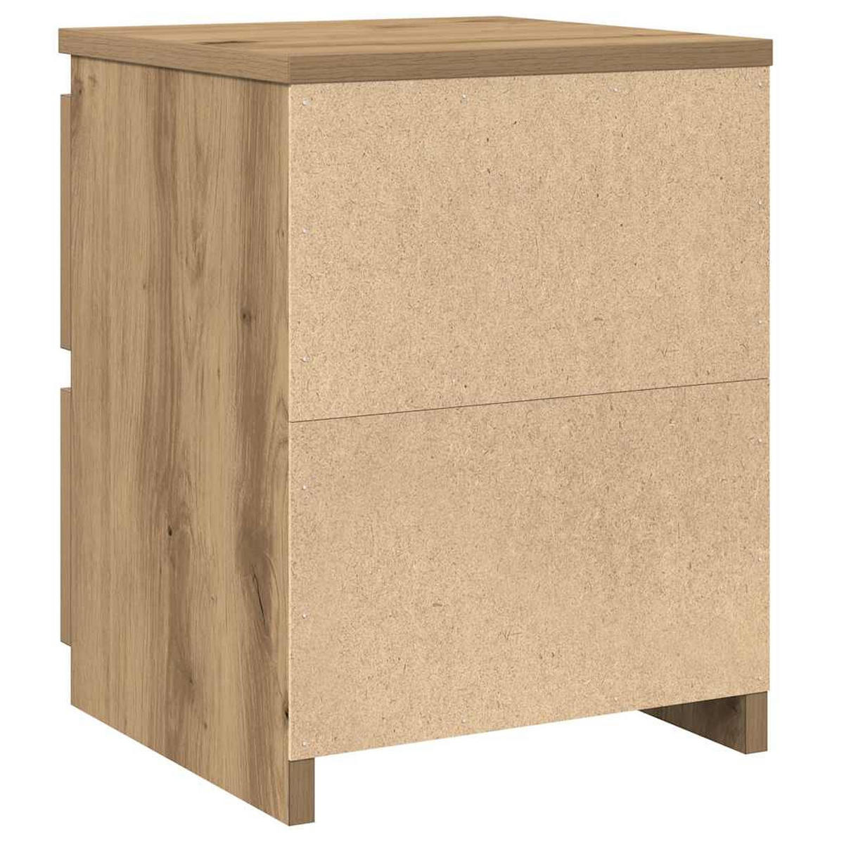 NACHTTISCHE 2Er Set Artisan-Eiche 30/30/40 Cm Holzwerkstoff - Braun, Holzwerkstoff (30/40/30cm) - vidaXL