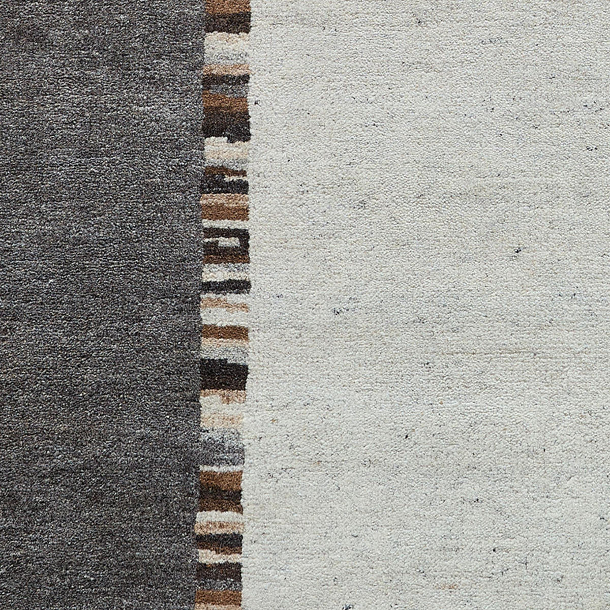 WOLLTEPPICH Heaven 70x140 cm - Grau, Textil (70/140cm) - Natur Pur