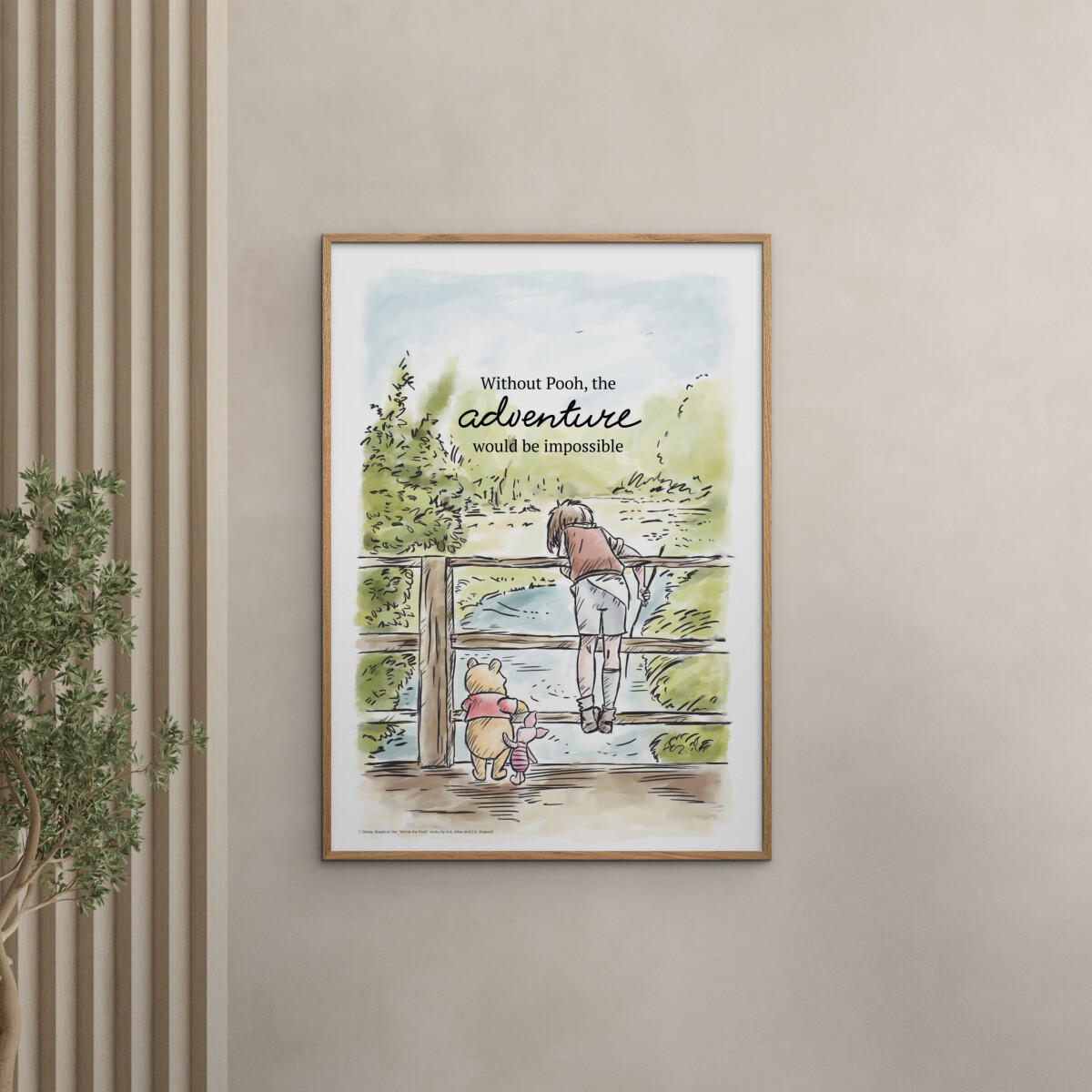 POSTER Disney - Winnie the Pooh Makes It Possible - Multicolor, Papier (50/70/0.1cm) - Poster&Frame