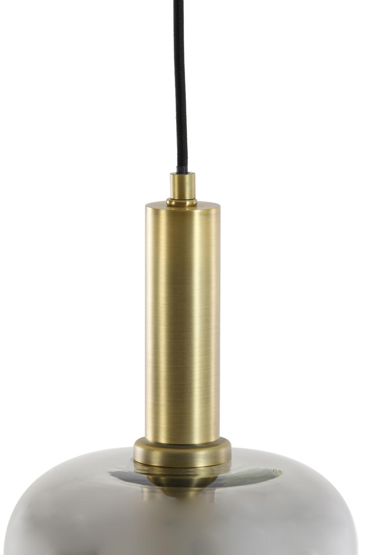HÄNGELAMPE Lekar Bronze Ø16/26 cm - Bronzefarben, Glas (16/16/26cm) - Light & Living