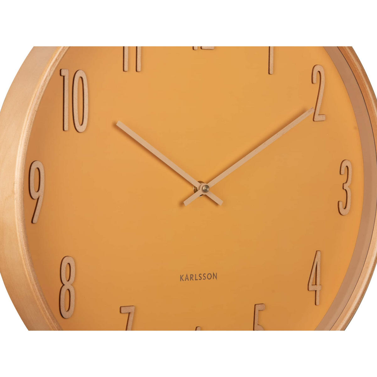 WANDUHR Gracil Gelb 40/5/40 cm - Gelb, Holzwerkstoff (5/40/40cm) - Karlsson