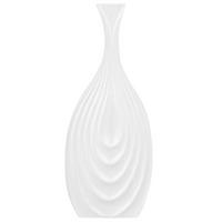 DEKOVASE Keramik weiß Thapsus - Weiß, Keramik (39cm) - Beliani