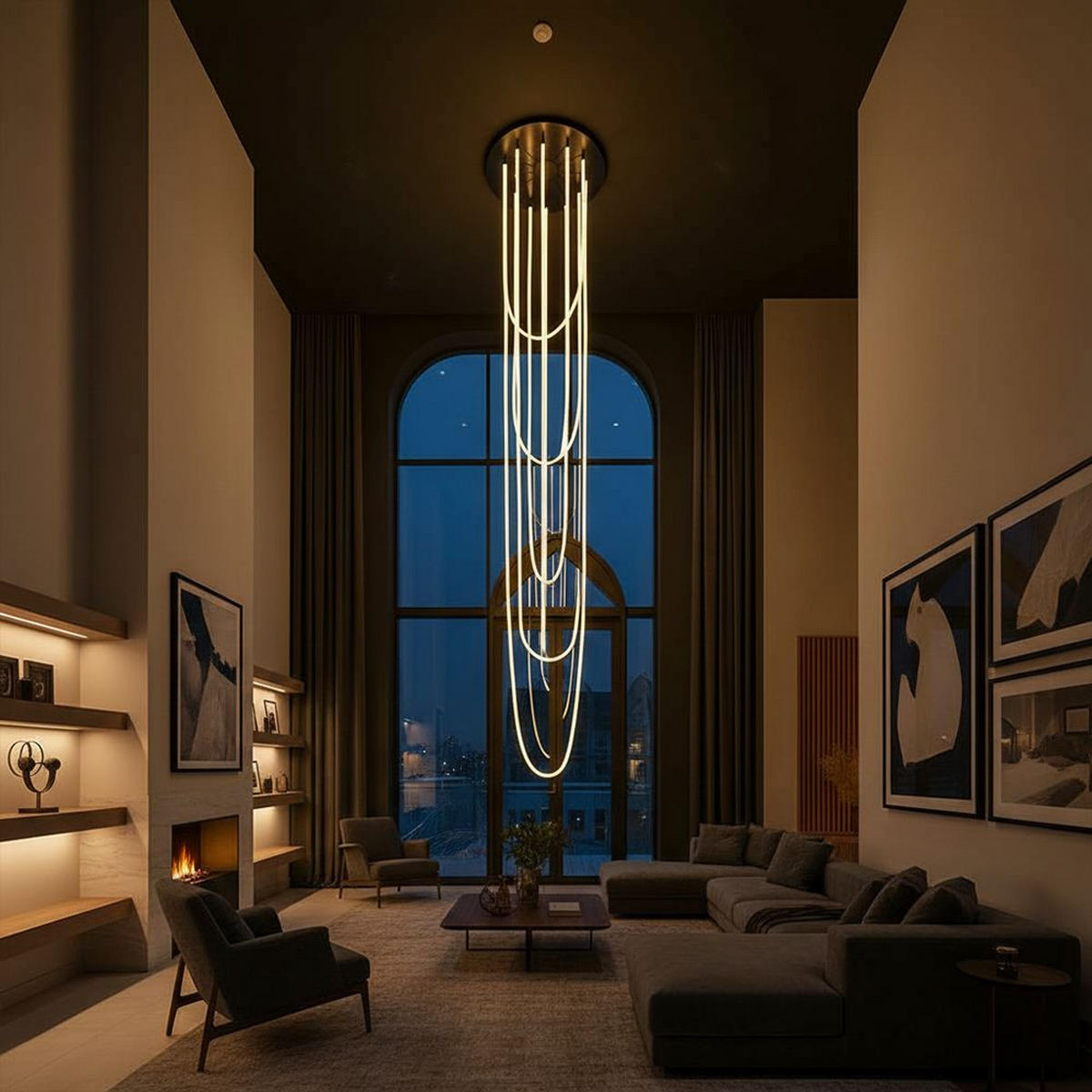 LED-GALERIELEUCHTE Arion XXL 550cm Schwarz - Schwarz/Weiß, Kunststoff (550/120/2.5cm) - s.luce