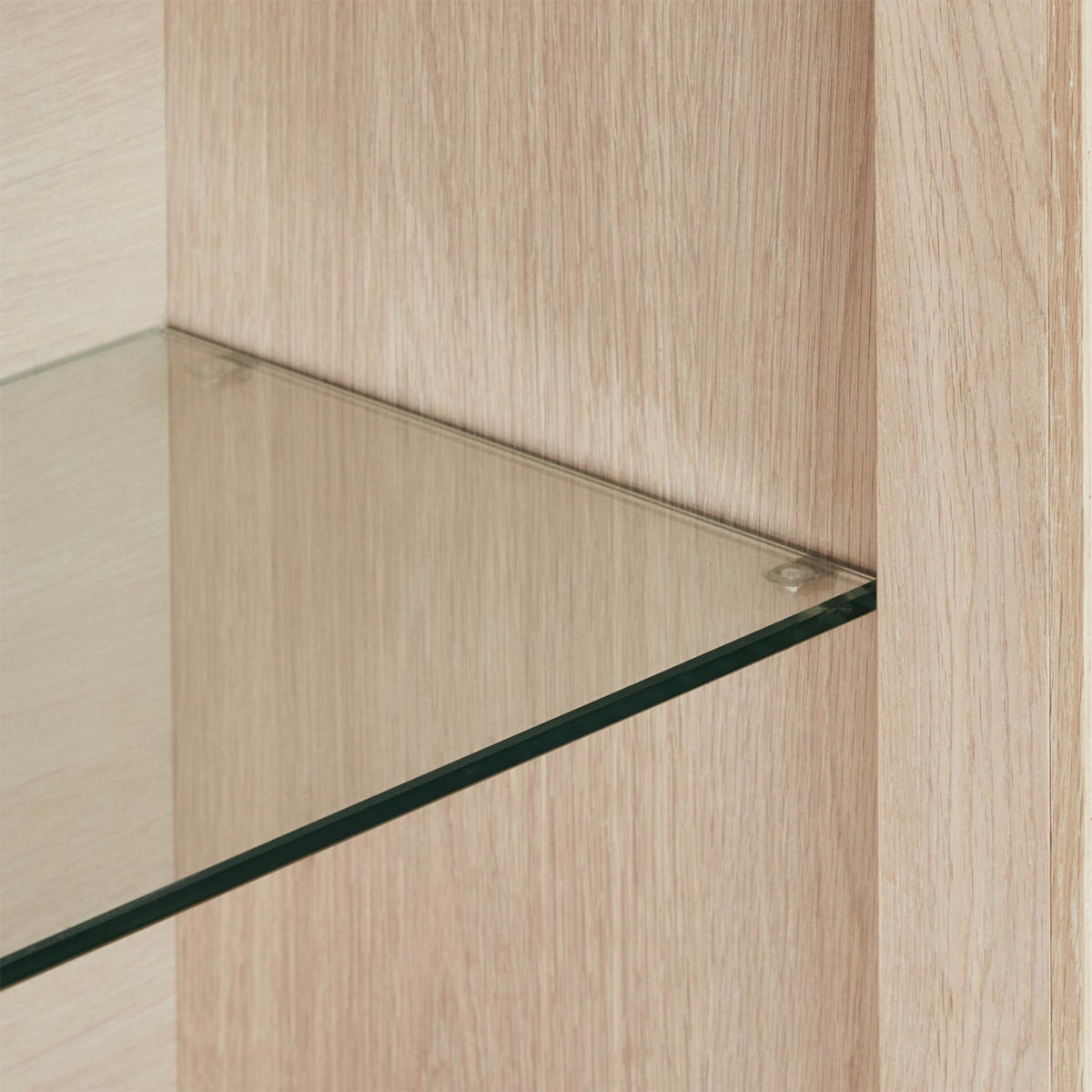 VITRINE Eiche massiv - Eichefarben, Holz/Holzwerkstoff (212/60/34cm) - Furnhouse