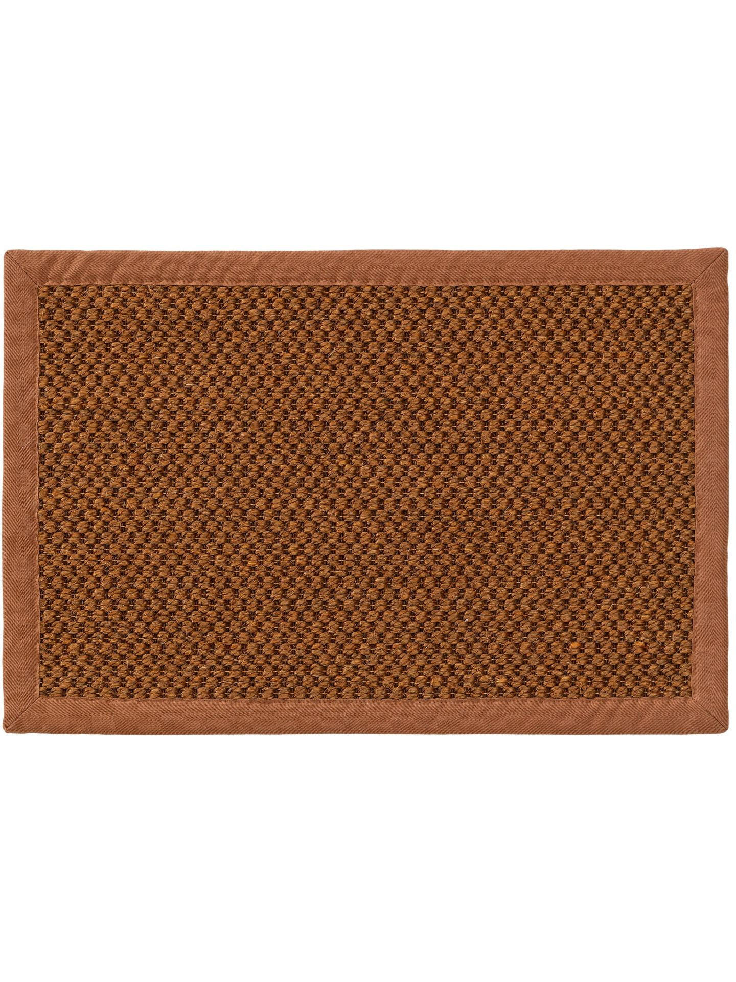 FUSSMATTE Greta Braun - Braun, Naturmaterialien (60/1cm) - KUNSTLOFT