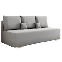 SOFA Grau OLA Mit Schlaffunktion Ohne Armlehnen - Grau, Textil (195/88/85cm) - Sepro Meble