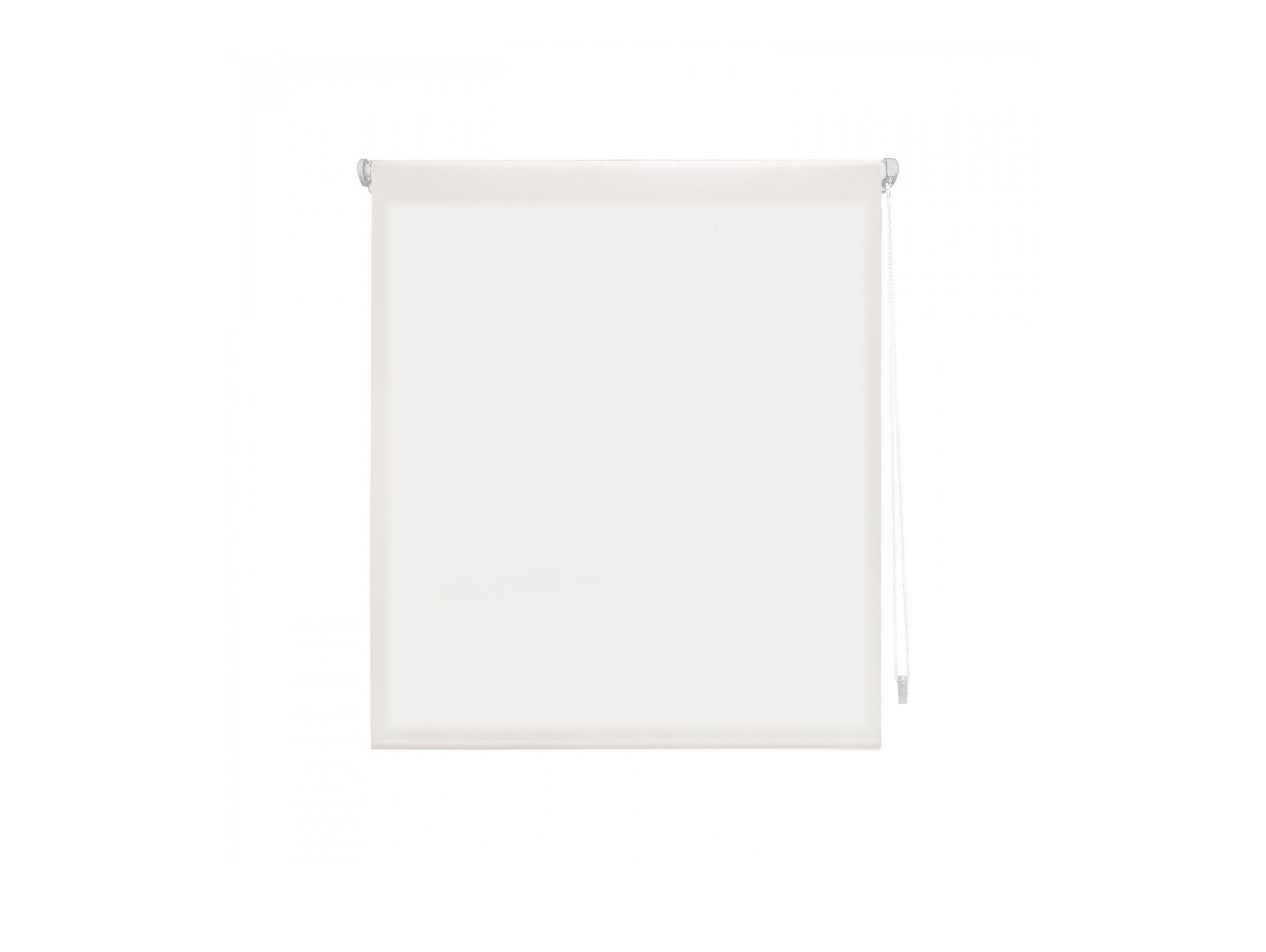 ROLLO Easyfix Polyester Transluzent Grauweiß 140x180 - Hellgrau, Textil (140/180/1cm) - Purline