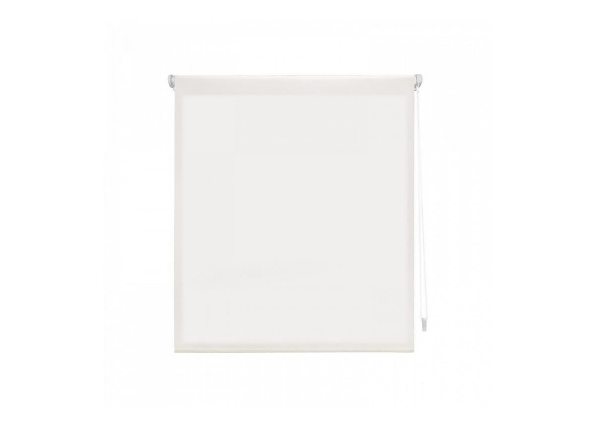 ROLLO Easyfix Polyester Transluzent Grauweiß 140x180 - Hellgrau, Textil (140/180/1cm) - Purline