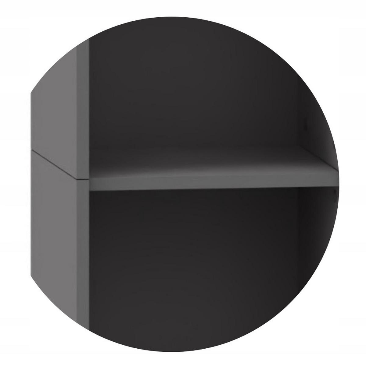 BÜCHERREGAL ALTIVO REG 36 Anthrazit 36/35,9/183,5 cm - Anthrazit, Holzwerkstoff (36/183.5/35.9cm) - Matkam Möbel