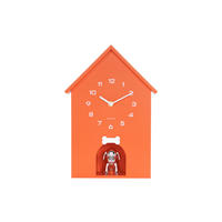 WANDUHR Dog House Orange 9/24.9/27 cm - Orange, Kunststoff (24.9/27/9cm) - Karlsson