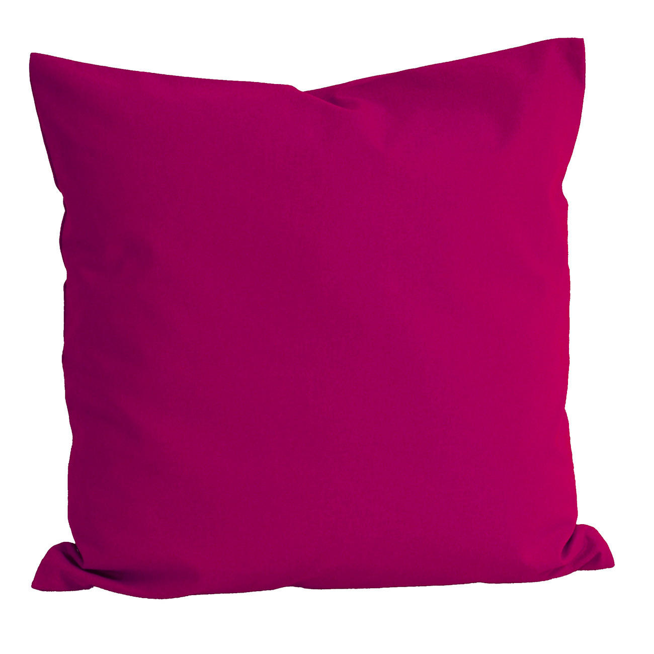 KISSENBEZUG Basic 100% Baumwolle pink 80/80 cm - Pink, Textil (80/80cm) - beties Heimtextil
