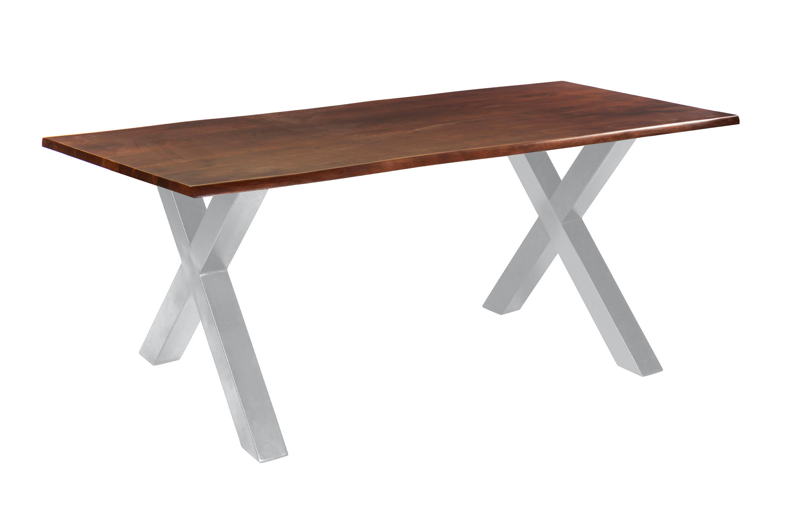 ESSTISCH ROXANA - Kastanienfarben/Beige, Holz (90/180/77cm) - SAM