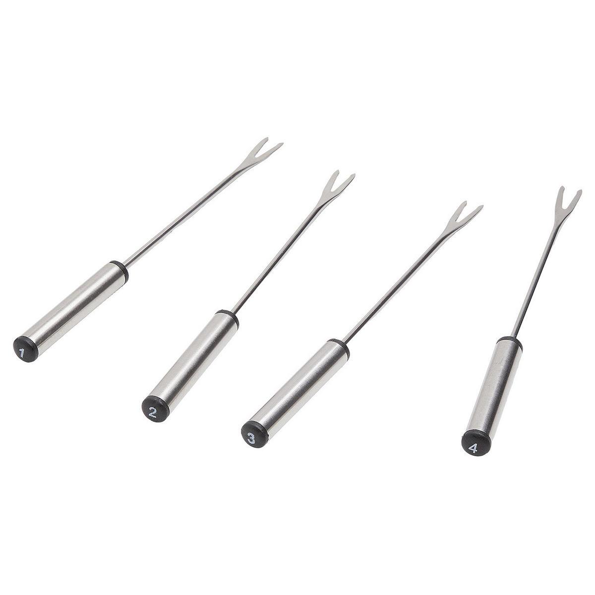 SCHOKOLADEN-FONDUE (12er Set) Chocolate Love - Braun, Metall (12/15cm) - Butlers