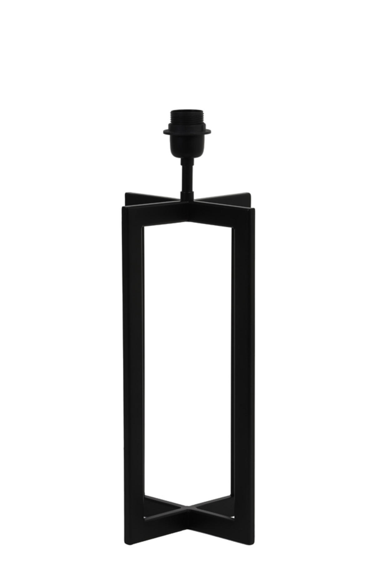 LAMPENFUSS Mace Schwarz 21/21/46 cm - Schwarz, Metall (21/21/46cm) - Light & Living